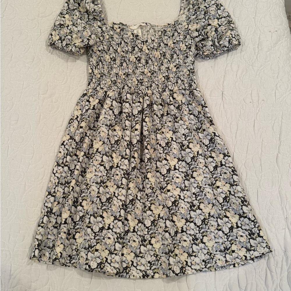 H&M FLORAL MINI DRESS